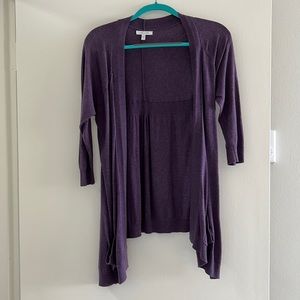Delia's Purple Cardigan Sweater
